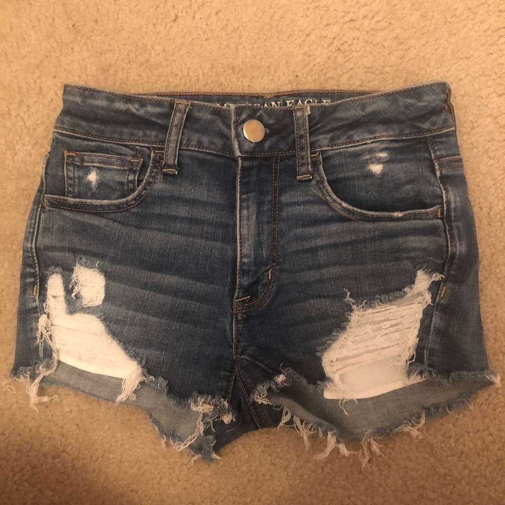 American Eagle high rise shortie sz 2